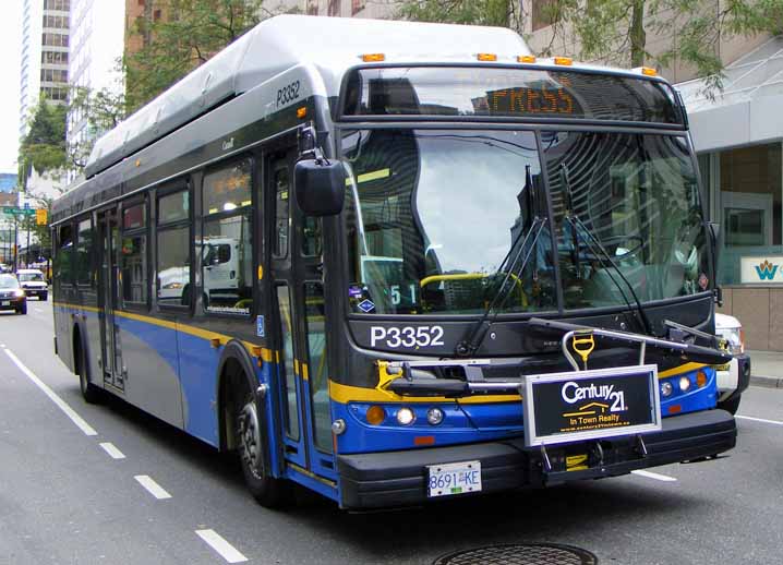 Coast Mountain Bus New Flyer C40LFR CNG powered P3352